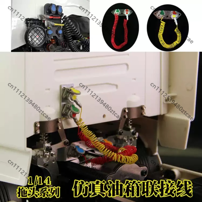 Rc Hobby Line - RC Tractor Container Truck Simulated Air‑Pipe