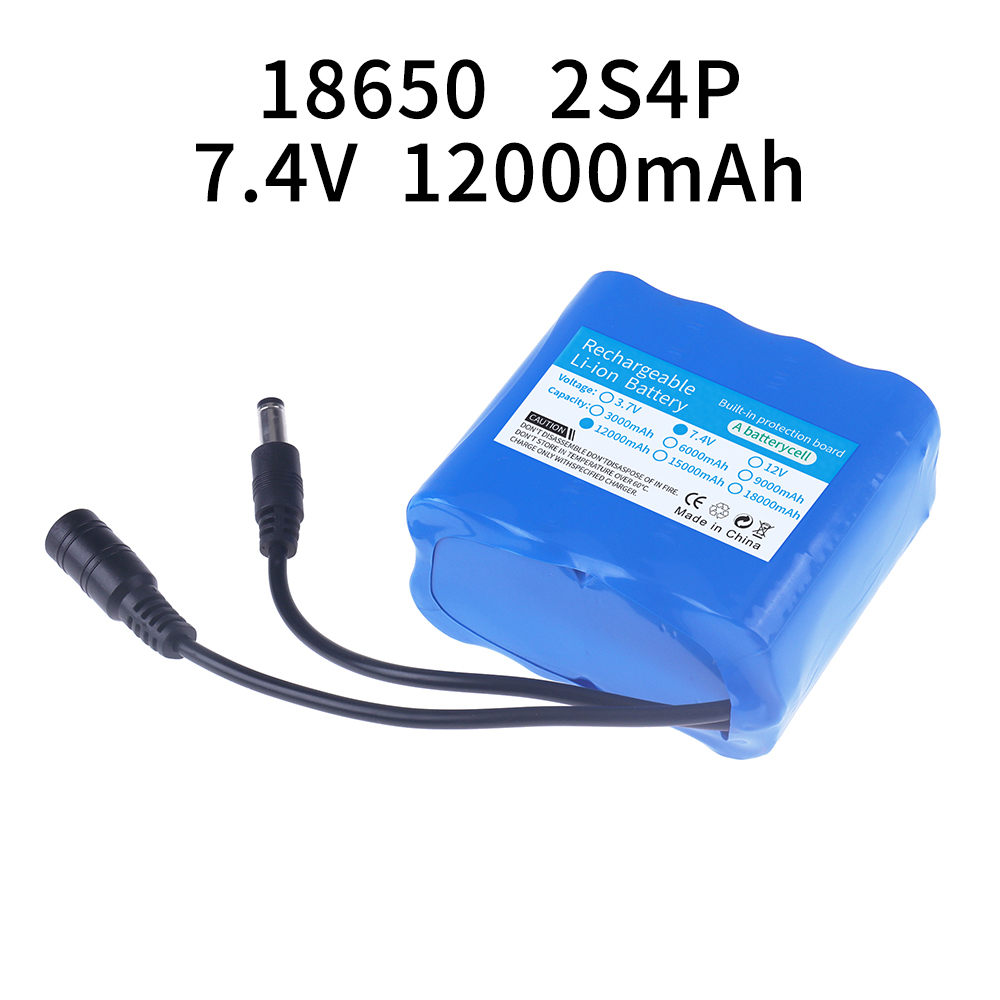 2S4P 18650 Lithium Battery 7.4 - Rc Hobby Vehicles 评论和价格