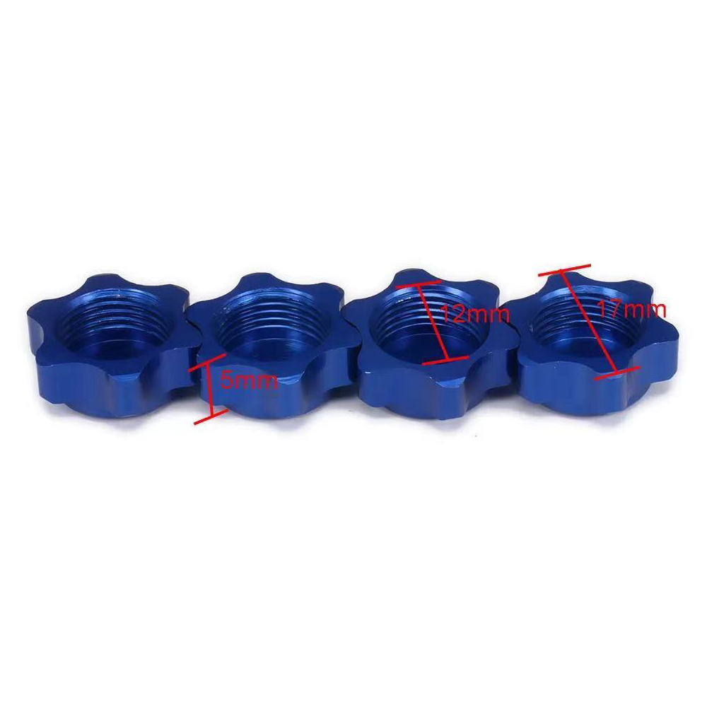 4PCS 17mm Wheel Hub Hex Nut Fi - Rc Hobby Nut 评论和价格
