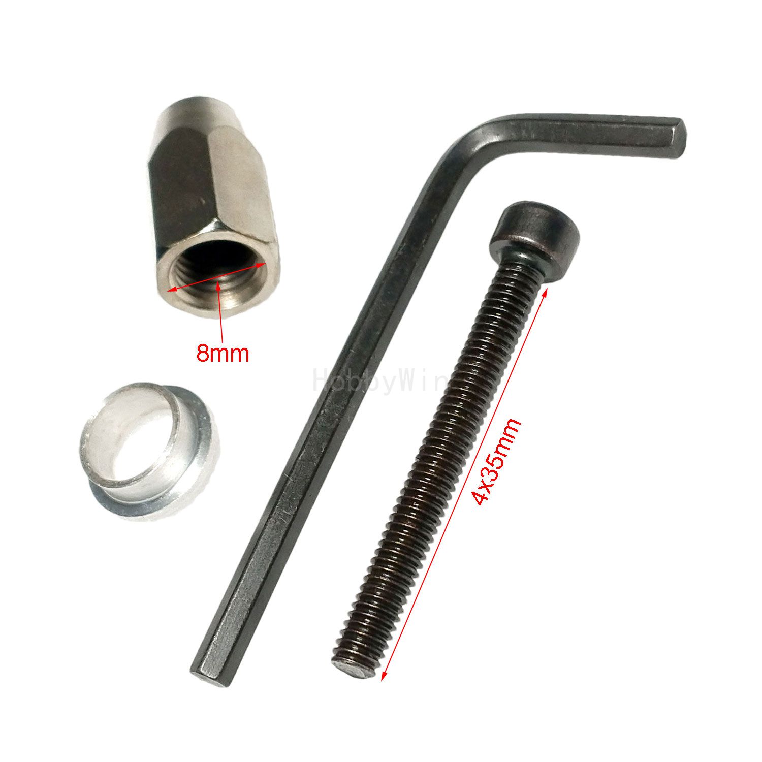 Hex Nut 8mm & Screw 4x25mm for - Rc Hobby Nut 评论和价格