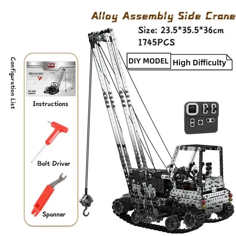 DIY Metal RC Crane Electric Ho - Rc Hobby Toys 评论和价格