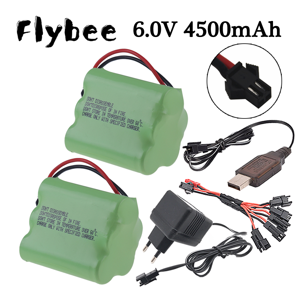 6v 4500mAh Ni-MH Battery SM Pl - Rc Hobby Vehicles 评论和价格