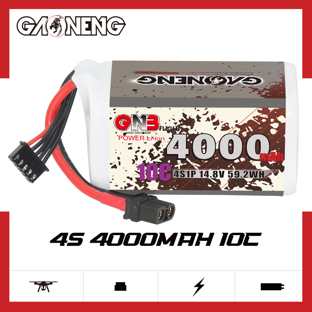 GNB 4000mAh 4S 14.8V 10C 20C W - Fpv Racing Quadcopter 评论和价格