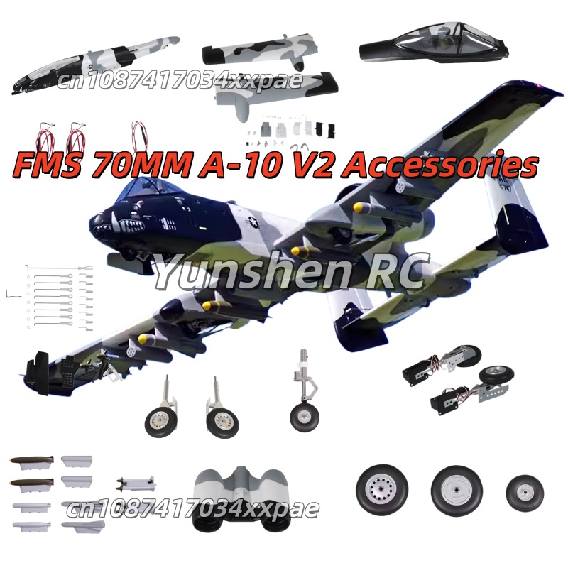 FMS 70MM EDF A-10 V2 RC Aircra - Rc Hobby Toys 评论和价格