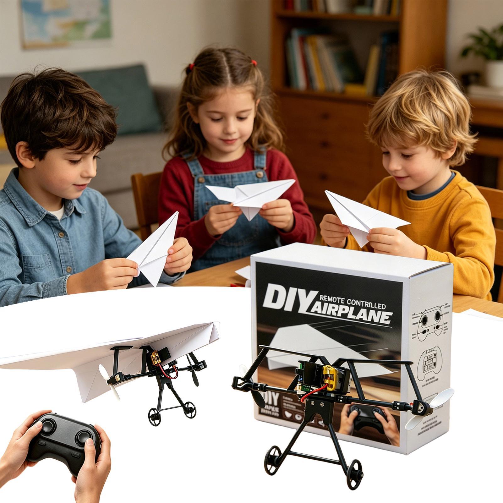 DIY RC Paper Airplane Kit Plan - Rc Hobby Toys 评论和价格