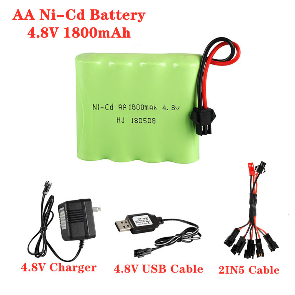 4.8V 1800mAh Ni-Cd AA Battery  - Rc Hobby Vehicles 评论和价格